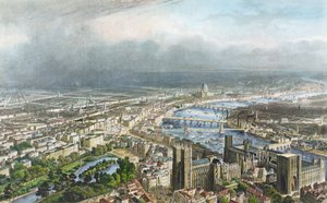 Aspect général de Londres, depuis l